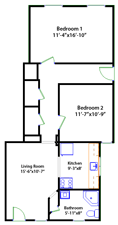 Apartment 2 Floor Plan